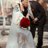 Bridal bouquet and matching boutonni&egrave;re. Simple and elegant design. Easy transportation.
Other Colors