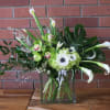 Wow your loved ones with this grand arrangement of exotic tropical foliagehydrangeas