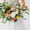 Any style and color of wedding bouquet you can place an order.