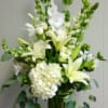 Lilies, Hydrangea, Snapdragon, Belles of Ireland