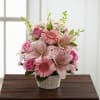 This fresh, pink bouquet makes a perfect tribute to honor a special