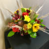 Center your thanksgiving table with this fall combination of dried sand fresh.