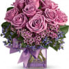 Fresh as morning dew. Beautiful blooms in all shades of purple are