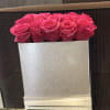 The modern way of giving roses. 

Best color matched box will be