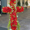 All red roses cross