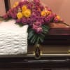 Casket spray filled with roses, colors of choice 
