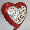 Nylon Red Heart I Love You Ballon.