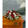This beautiful red and white spray will deliver strength and the wisdom