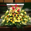 PODIUM ARRANGEMENT BY TWIN TOWERS FLORIST

    As Shown :