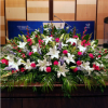PODIUM ARRANGEMENT 123 BY TWIN TOWERS FLORIST

    As Shown