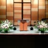 PODIUM ARRANGEMENT BY TWIN TOWERS FLORIST

    As Shown :