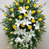 GLORY AND HONOR STANDING SPRAY ON EASEL BY TWIN TOWERS FLORIST IN