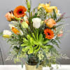 This type of bouquet will brighten up anyones day with the variety