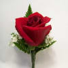 This Red boutonniere completes our Roma bridal collection. 