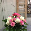 Beautiful pink and white arrangement
