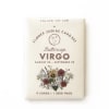 Inspired by vintage collectible trading card sets, our Flower Zodiac Sticker Card