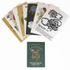 Inspired by vintage collectible trading card sets, our Flower Zodiac Sticker Card
