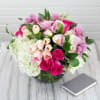 Summer Pinks  - Summer flower mix roses and other seasonal flowers