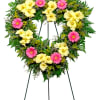 Send a harmonious message of hope with a beautiful open heart created