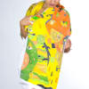 The scarf &quot;Mood&quot; is made from 100% silk. It is a batik