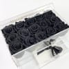 Eternity roses are real roses that have been preserved to last up
