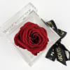 Eternity roses are real roses that have been preserved to last up