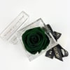 Eternity roses are real roses that have been preserved to last up