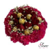 A cute and sweet gift filled with Ferrero Rocher chocolates, red roses