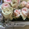 The sweetest vintage looking nude, blush colors in this gorgeous small version