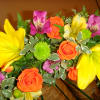 Garden Of Eden Sympathy 18&quot; Wreath on 54&quot; Easel Stand