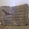 Concrete Stone 18&quot; x 13&quot; x 1&quot;
Eagle graphic
But those who trust
the LORD