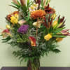 This exotic arrangement is truly one of a kind. It is bold