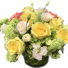 Rethink your expectations for the traditional flower bouquet by adding a bright