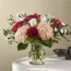 An elegant pink and white bouquet. From $98.