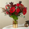 A bright and elegant red bouquet. From $65.