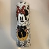 20 oz Disney Tumbler comes with a plastic lid, metal &amp; plastic