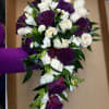 Roses, freesia and greenery.
