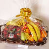 We make our signature gourmet and fruit baskets to our clients taste