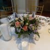 Beautiful addition to the reception, traditional mix ot flowers matching the bridal