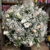 A Baby&#039;s Breath Arrangement for special occasions such as wedding.
