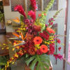 Exotic arrangement for occasions such as grand opening.