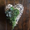 A heart shaped succulent garden perfect for Valentines Day or even a