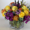 Some of the flowers in the arrangement are seasonal. Please call to