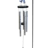 Stained Glass Windchime with If Tears Could Build a Stairway etched in