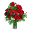 A classic holiday bouquet of flowers, Twilight Berry is a beautiful choice