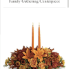 We can do a very festive Thanksgiving centerpiece with candles. Similar to