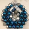 Ornament wreath can be made in any color combination in your team