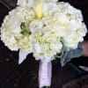 This bouquet is simple and made of in season flowers let us