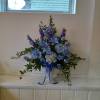 Stanning &quot;Deepest Sympathy in blue&quot; urn will stand out with the sky-blue
