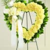 This open heart design speaks volumes of loving memories. A heart of